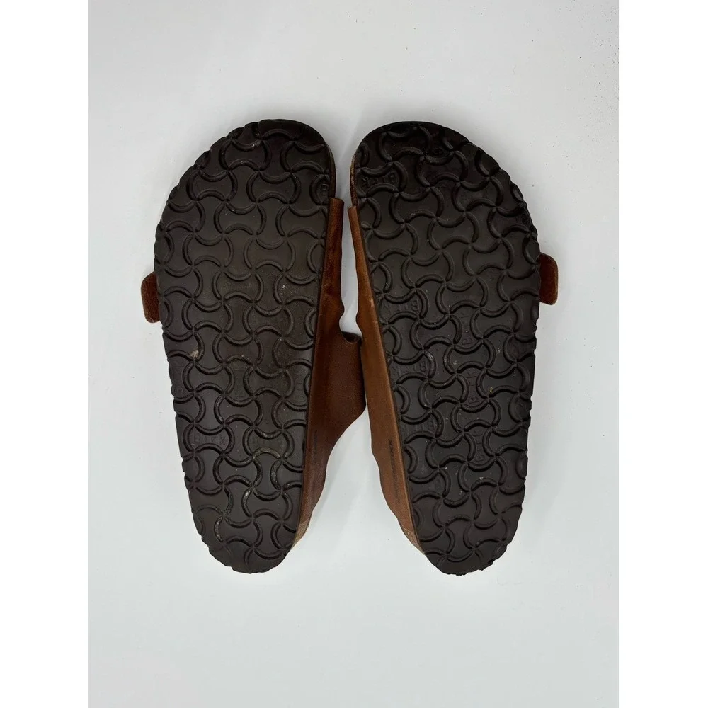 Birkenstock Arizona Habana Brown Oiled Leather Sandals M8 L10 Regular